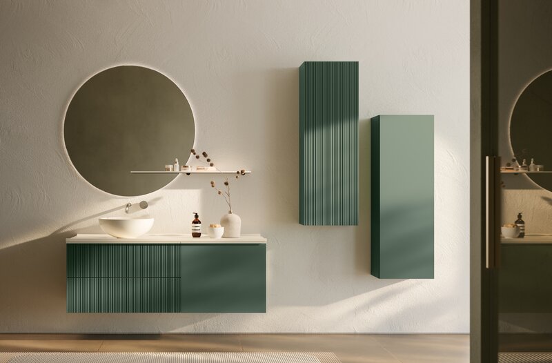La nouvelle collection de meuble de salle de bains RIGO : Un design italien élégant et une modularité bien pensée